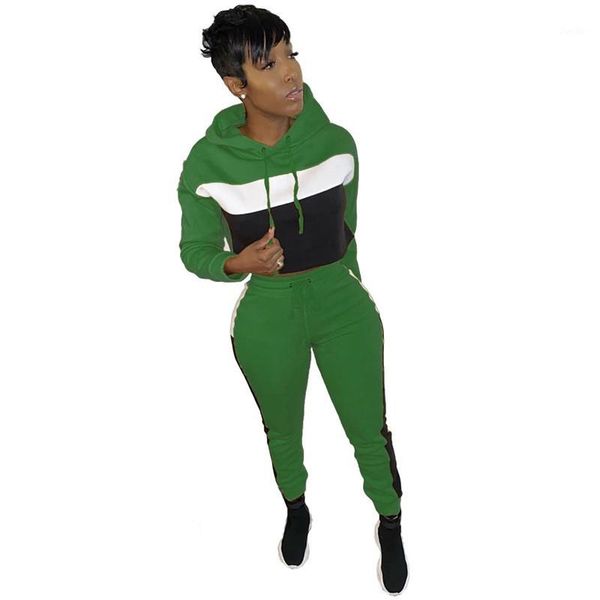 new design women hooded sweatsuit long sleeve patchwork 2 pieces crop and long pant set lady pant outfits1, White
new design women hooded sweatsuit long sleeve patchwork 2 pieces crop and long pant set lady pant outfits1, White