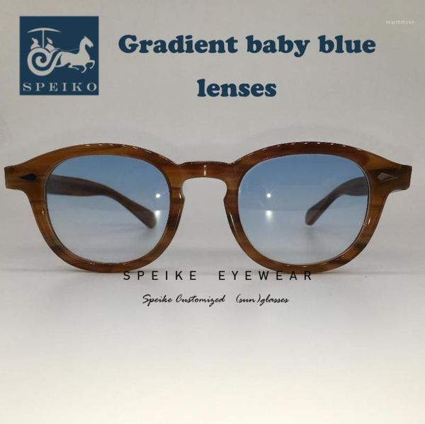 SPEIKE Customized vintage baby blue lenses sunglasses Johnny Depp Lemtosh style retro glasses can be myopia sunglasses1, White;black
SPEIKE Customized vintage baby blue lenses sunglasses Johnny Depp Lemtosh style retro glasses can be myopia sunglasses1, White;black