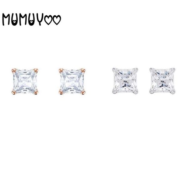 swa 2021 fashion jewelry classic small square crystal four prong earrings simple pierced earrings, Golden;silver
swa 2021 fashion jewelry classic small square crystal four prong earrings simple pierced earrings, Golden;silver