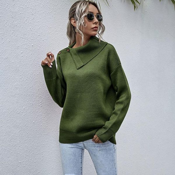 women's sweaters fashion button turtleneck knitted women jumper autumn winter strap pullover long sleeve one shoulder knitwear female, White;black
women's sweaters fashion button turtleneck knitted women jumper autumn winter strap pullover long sleeve one shoulder knitwear female, White;black