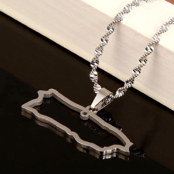 stainless steel puerto rico map pendant necklaces silver color puerto ricans chain jewelry
stainless steel puerto rico map pendant necklaces silver color puerto ricans chain jewelry