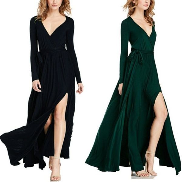 fashion winter autumn new women's and v-neck long sleeve irregular waist dress, Black;gray
fashion winter autumn new women's and v-neck long sleeve irregular waist dress, Black;gray