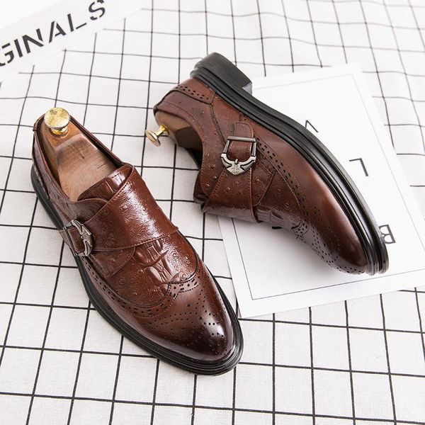 cimim brand casual men business fashion leather shoes new comfortable bullock formal wedding shoes men luxury office loafers, Black
cimim brand casual men business fashion leather shoes new comfortable bullock formal wedding shoes men luxury office loafers, Black