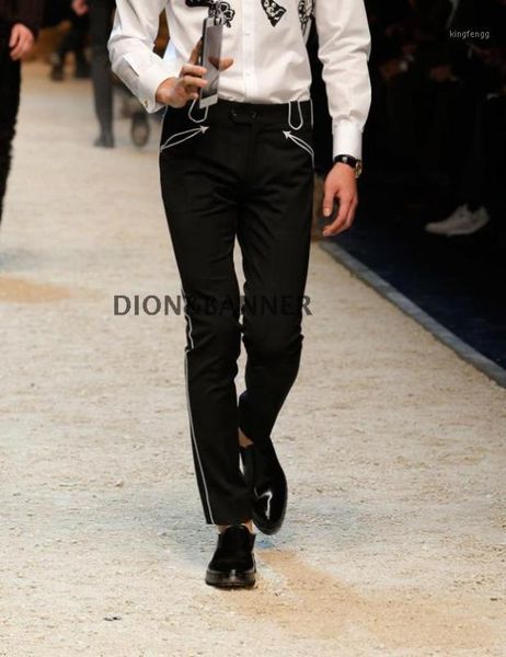 27-46 2020 new men's clothing hair stylist gd fashion personality british fashion casual pants plus size costumes1, Black
27-46 2020 new men's clothing hair stylist gd fashion personality british fashion casual pants plus size costumes1, Black