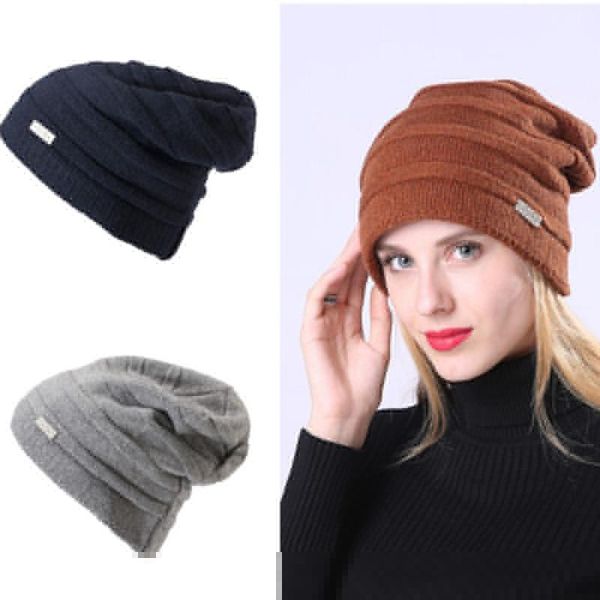 female autumn fashion hat slouchy beanies winter knitted hats for women warm oversize caps, Blue;gray
female autumn fashion hat slouchy beanies winter knitted hats for women warm oversize caps, Blue;gray
