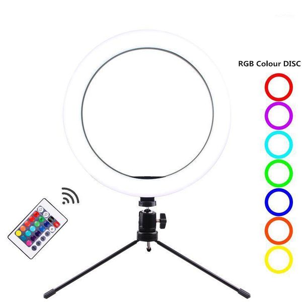 10inch 26cm usb led rgb light ring pgraphy flash lamp with tripod stand for makeup youtube vk video dimmable lighting1
10inch 26cm usb led rgb light ring pgraphy flash lamp with tripod stand for makeup youtube vk video dimmable lighting1
