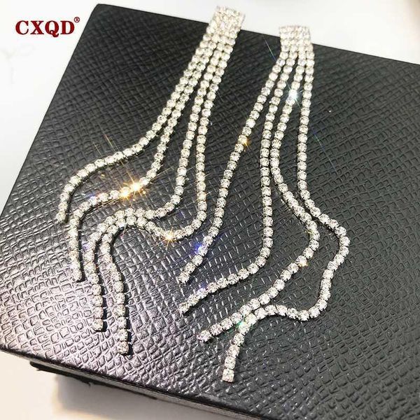 stud cxqd fashion silver rhinestone crystal long tassel earrings for women brincos brides gifts wedding party jewelry1, Golden;silver
stud cxqd fashion silver rhinestone crystal long tassel earrings for women brincos brides gifts wedding party jewelry1, Golden;silver