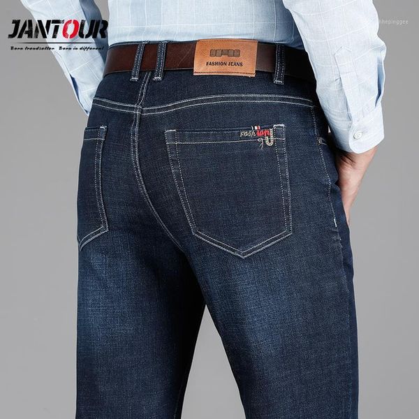 men's jeans jantour 2021 men's business casual long straight middle waist pants winter thick male black blue big size 40 421
men's jeans jantour 2021 men's business casual long straight middle waist pants winter thick male black blue big size 40 421
