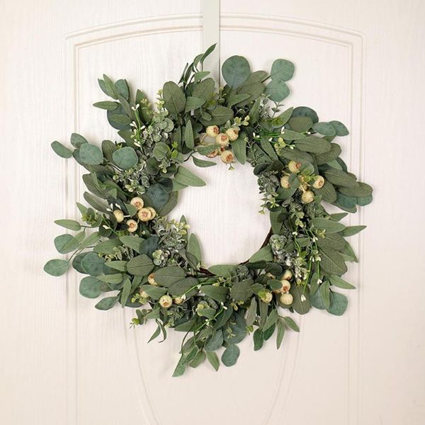 decorative flowers & wreaths artificial green leaf eucalyptus wreath outdoor ornaments for front door wall window farmhouse decor
decorative flowers & wreaths artificial green leaf eucalyptus wreath outdoor ornaments for front door wall window farmhouse decor
