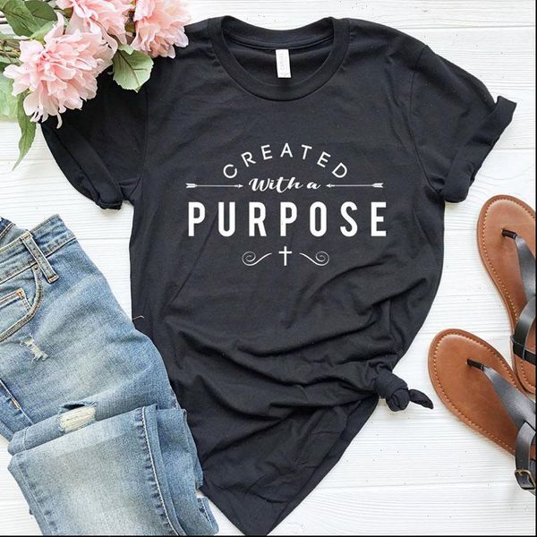 created with a purpose cross t shirts casual women christian faith tee shirt femme tumblr grunge short sleeve drop shipping, White
created with a purpose cross t shirts casual women christian faith tee shirt femme tumblr grunge short sleeve drop shipping, White