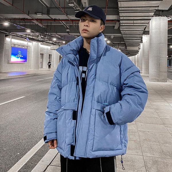 men down jacket 2020 new winter loose thickened camouflage coat trend reflective work clothes down jacket for men1, Black
men down jacket 2020 new winter loose thickened camouflage coat trend reflective work clothes down jacket for men1, Black