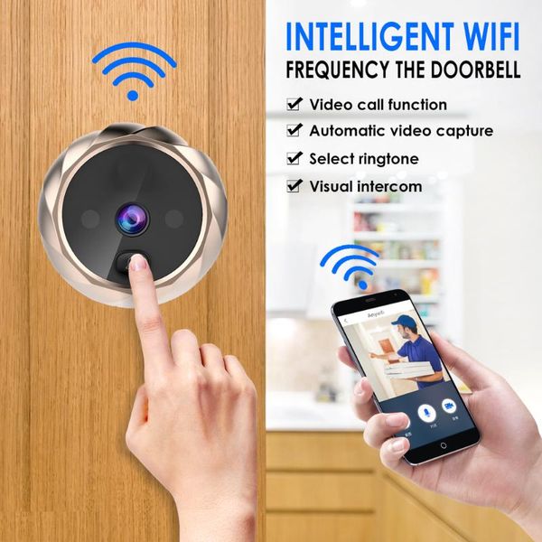 video doorbell smart wireless wifi security door bell visual recording home monitor night vision intercom door phone
video doorbell smart wireless wifi security door bell visual recording home monitor night vision intercom door phone