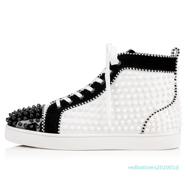1full spiked high sneakers red bottom sole flats men's shoes sneaker sporty spikes patent leather veau velours designers orlato r01, Black
1full spiked high sneakers red bottom sole flats men's shoes sneaker sporty spikes patent leather veau velours designers orlato r01, Black