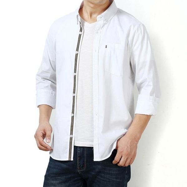 fat guy plus size 5xl 6xl 7xl chest widening oxford pure cotton solid color business casual long sleeve shirt pink, White;black 
fat guy plus size 5xl 6xl 7xl chest widening oxford pure cotton solid color business casual long sleeve shirt pink, White;black