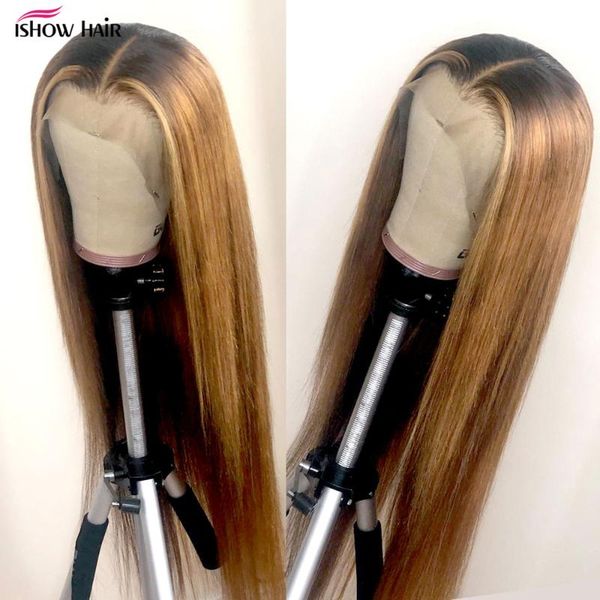 ishow highlight lacefront wig human hair for women straight mongolian remy highlight ombre 27 brown frontal wig pre plucked, Black;brown
ishow highlight lacefront wig human hair for women straight mongolian remy highlight ombre 27 brown frontal wig pre plucked, Black;brown
