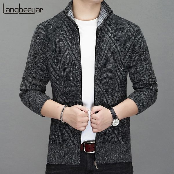 new thick warm fashion brand sweater for mens cardigan slim fit jumpers knitred winter korean style casual mens clothes 201022, White;black
new thick warm fashion brand sweater for mens cardigan slim fit jumpers knitred winter korean style casual mens clothes 201022, White;black