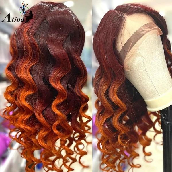 atina wary ombre ginger colored human hair wig pre plucked bleach knots remy hd transparent lace front wig full closure 250, Black;brown
atina wary ombre ginger colored human hair wig pre plucked bleach knots remy hd transparent lace front wig full closure 250, Black;brown