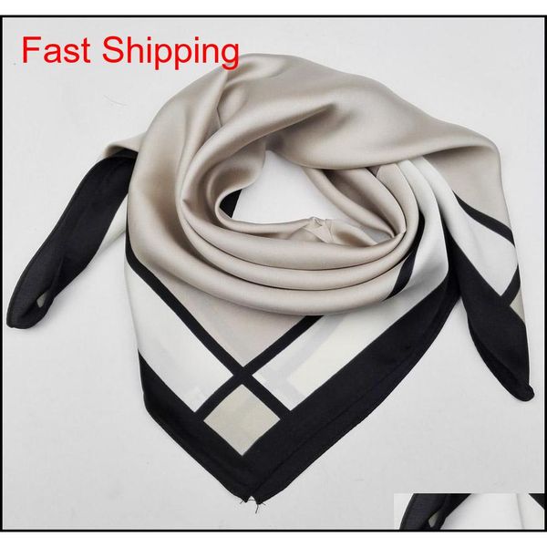 fashion square silk handkerchief women soft silk foulard plaid bandana handkerchief femme head hair scarv qylxkm bdehome, Blue;white
fashion square silk handkerchief women soft silk foulard plaid bandana handkerchief femme head hair scarv qylxkm bdehome, Blue;white