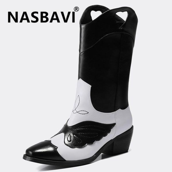 boots nasbavi 2021 cowboy for women round toe mid heels ladies calf western autumn fashion shoes women1, Black
boots nasbavi 2021 cowboy for women round toe mid heels ladies calf western autumn fashion shoes women1, Black