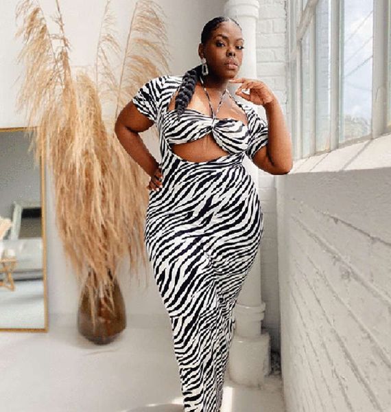 women's black and white striped nightclub hip wrap chest bandage dress, Black;gray
women's black and white striped nightclub hip wrap chest bandage dress, Black;gray