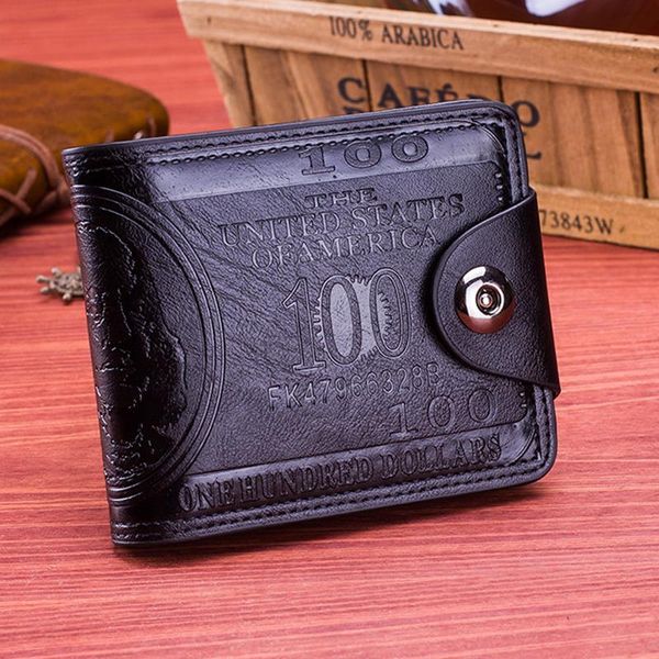 wallets luxury pu leather wallet short bifold men casual soild with coin pocket purses male fashion, Red;black
wallets luxury pu leather wallet short bifold men casual soild with coin pocket purses male fashion, Red;black