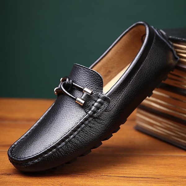 fashion men shoes genuine leather casual shoes men loafers luxury male slip on driving footwear moccasins man light soft flats, Black
fashion men shoes genuine leather casual shoes men loafers luxury male slip on driving footwear moccasins man light soft flats, Black