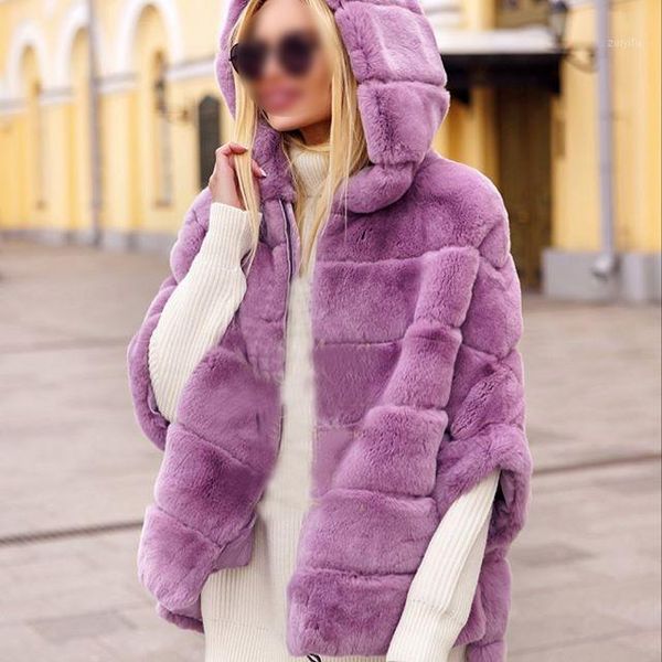 real rex fur coat jacket with hood with batwing sleeve furry winter half sleeve 2019 plus size casual loosely zipper1, Black
real rex fur coat jacket with hood with batwing sleeve furry winter half sleeve 2019 plus size casual loosely zipper1, Black