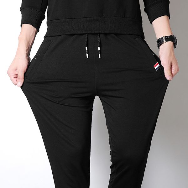 2021 new men's cotton spring sweatpants jogger with elastic waistline waistband quality manly pants homme 619 nt1e, Black
2021 new men's cotton spring sweatpants jogger with elastic waistline waistband quality manly pants homme 619 nt1e, Black