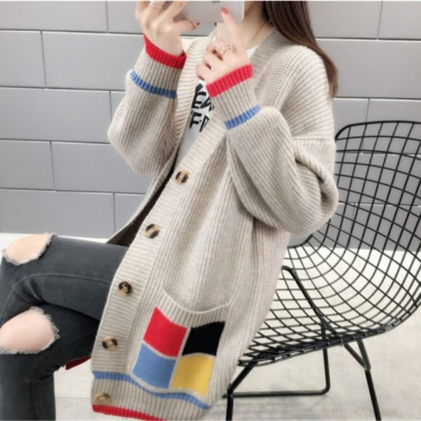 jl4dj net kw2019 women's foreign style clothes early coat sweaters spring spring red cardigan popular women's new very coat sweate, White;black
jl4dj net kw2019 women's foreign style clothes early coat sweaters spring spring red cardigan popular women's new very coat sweate, White;black