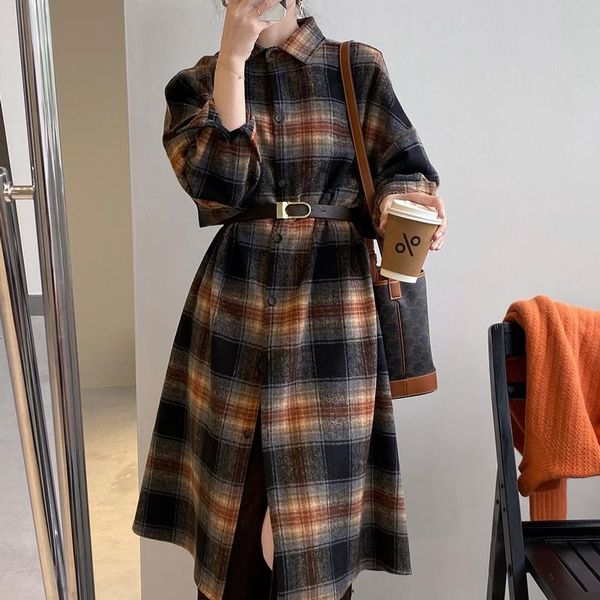 women's vests ladies fall and winter long tweed shirt jacket with sleeves size bandage elegantly thickened inner blouse capes, Black;white
women's vests ladies fall and winter long tweed shirt jacket with sleeves size bandage elegantly thickened inner blouse capes, Black;white