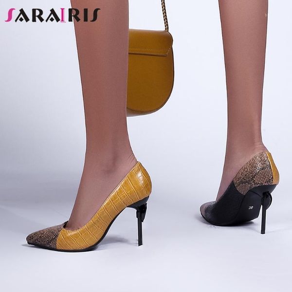 sarairis high heels pointed toe pumps new arrival 2020 trendy patchwork pumps women office fashion metallic shoes woman1, Black
sarairis high heels pointed toe pumps new arrival 2020 trendy patchwork pumps women office fashion metallic shoes woman1, Black