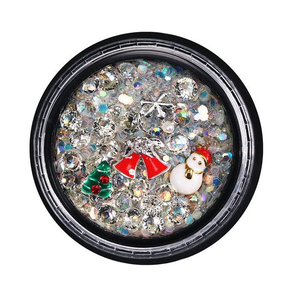 christmas design nail art rhinestones colorful transparent bottom drill glitter sequins for nails 3d crystal decoration, Silver;gold
christmas design nail art rhinestones colorful transparent bottom drill glitter sequins for nails 3d crystal decoration, Silver;gold