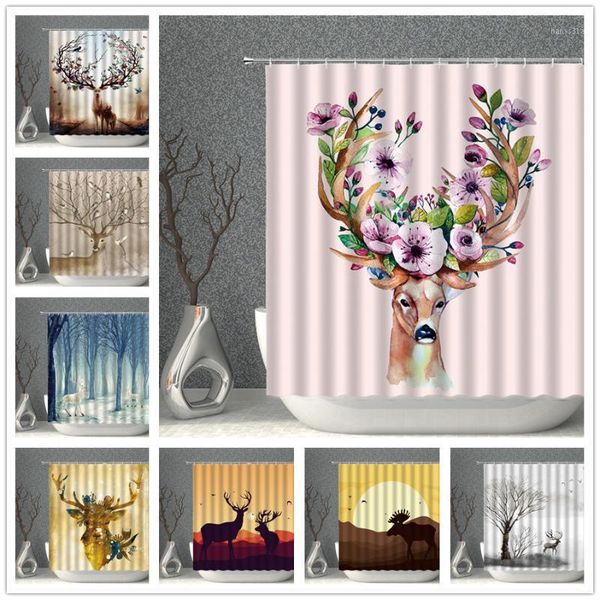 elk shower curtain pink deer flower tree painting bath curtain set waterproof fabric nordic style bathroom screen bathtub decor1
elk shower curtain pink deer flower tree painting bath curtain set waterproof fabric nordic style bathroom screen bathtub decor1