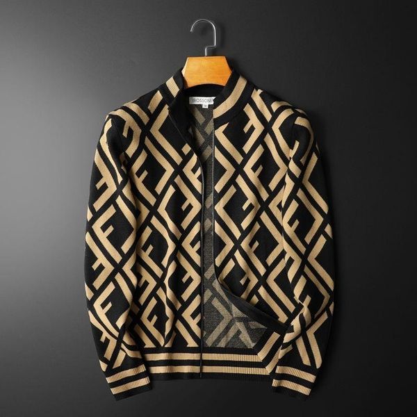 autumn and winter men's knitted cardigan european station personality trendy men korean zipper sweater jacket men's tide, White;black
autumn and winter men's knitted cardigan european station personality trendy men korean zipper sweater jacket men's tide, White;black