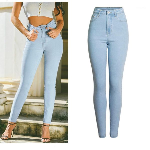 women's jeans high waist skinny women denim pants autumn winter casual trousers female1, Blue
women's jeans high waist skinny women denim pants autumn winter casual trousers female1, Blue