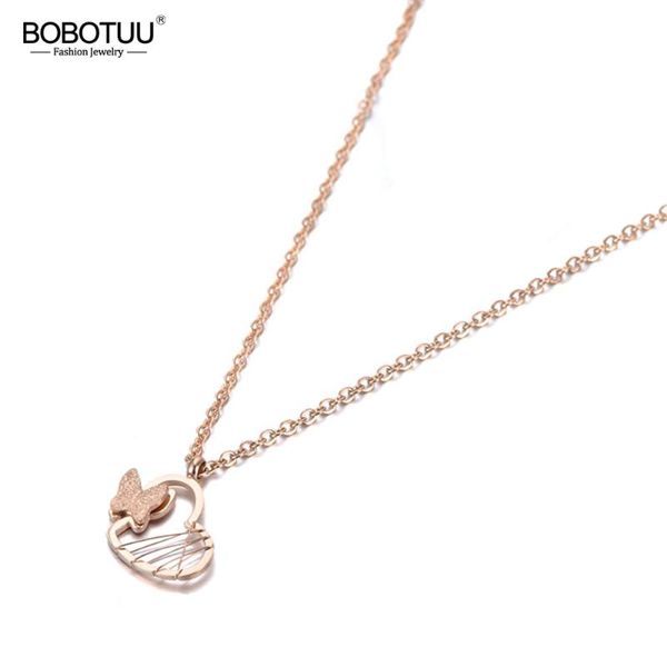 bobotuu rose gold stainless steel butterfly heart charm choker necklace jewelry lovely pendant chain necklace for women bn19113, Golden;silver
bobotuu rose gold stainless steel butterfly heart charm choker necklace jewelry lovely pendant chain necklace for women bn19113, Golden;silver
