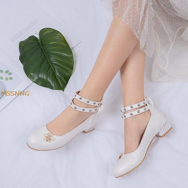 2020 spring autumn new women's pumps sweet mary jane square bottow ladies shoes metal rivet zip round toe women's single shoes, Black
2020 spring autumn new women's pumps sweet mary jane square bottow ladies shoes metal rivet zip round toe women's single shoes, Black