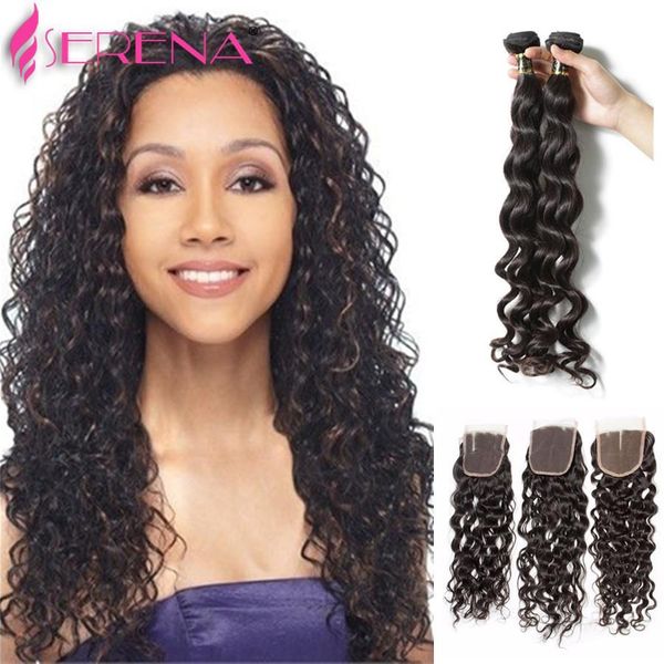 rosa hair products brazilian water wave virgin hair bundles with lace closure wet and wavy brazilian lace closure with bundles, Black;brown
rosa hair products brazilian water wave virgin hair bundles with lace closure wet and wavy brazilian lace closure with bundles, Black;brown