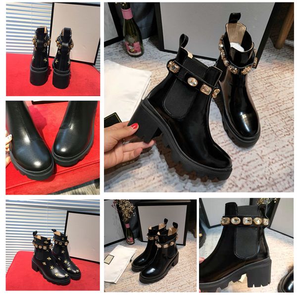 ladies classic cowhide short boots casual all-match high heel boots metal fashion pearl martin boots size 35-41, Black
ladies classic cowhide short boots casual all-match high heel boots metal fashion pearl martin boots size 35-41, Black