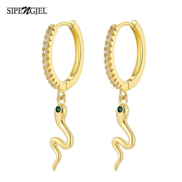 hoop & huggie fashion cubic zircon exquisite snake shape earrings gold and silver color dangle for women kpop jewelry 2021, Golden;silver
hoop & huggie fashion cubic zircon exquisite snake shape earrings gold and silver color dangle for women kpop jewelry 2021, Golden;silver