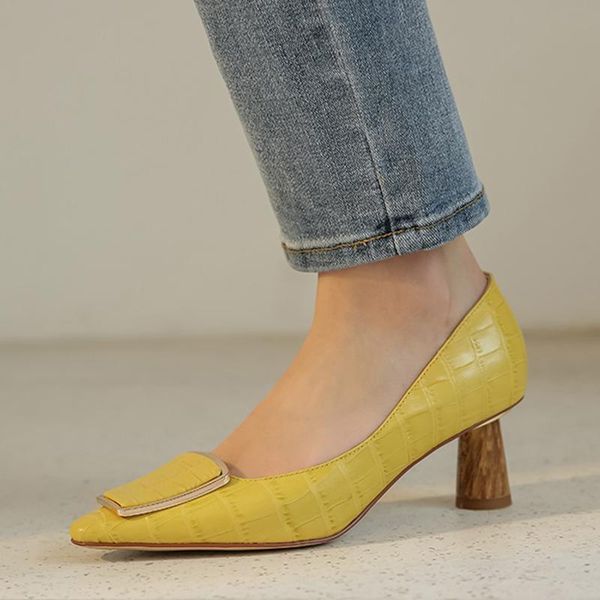 genuine leather high heels women shoes luxury shoes women slip-on strange heels ladies pumps fashion shallow female work, Black
genuine leather high heels women shoes luxury shoes women slip-on strange heels ladies pumps fashion shallow female work, Black