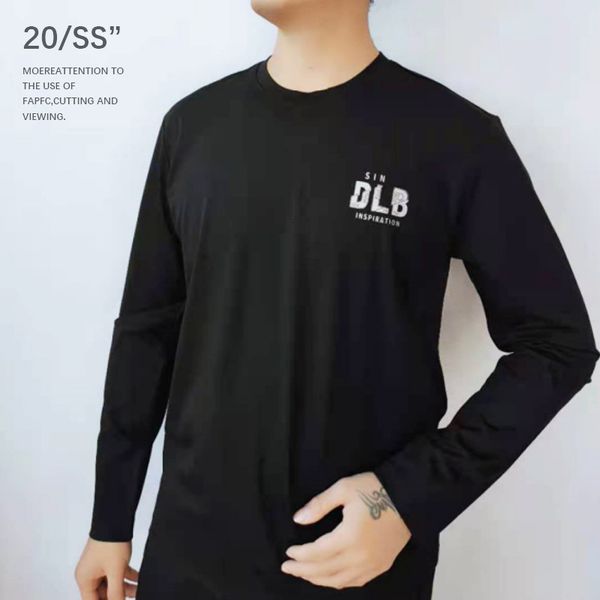 2020 new men's round neck long sleeve autumn and winter youth loose base coat t-shirt for men, White;black
2020 new men's round neck long sleeve autumn and winter youth loose base coat t-shirt for men, White;black