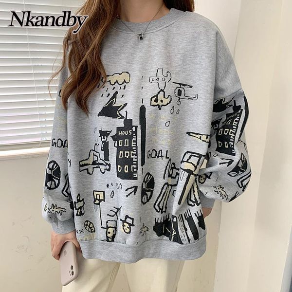 fleece thick warm women`s sweatshirts 2020 autumn winter casual loose cartoon vintage korean female pullovers streetwear, Black
fleece thick warm women`s sweatshirts 2020 autumn winter casual loose cartoon vintage korean female pullovers streetwear, Black