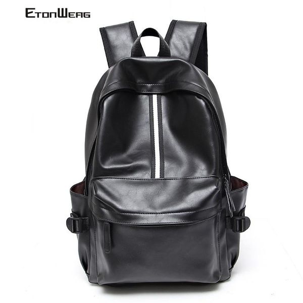 backpack casual stripe men waterproof pu leather school back bag male computer lappack vintage large capacity backbag
backpack casual stripe men waterproof pu leather school back bag male computer lappack vintage large capacity backbag