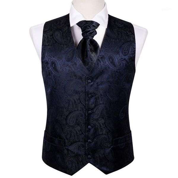 new navy paisley silk vests for men ascot tie mens suit vest male waistcoat gilet homme casual formal business jacket barry.wang1, Black;white
new navy paisley silk vests for men ascot tie mens suit vest male waistcoat gilet homme casual formal business jacket barry.wang1, Black;white