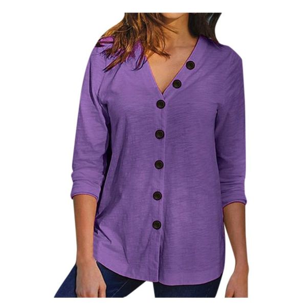 2020 lady casual leisure time blouse women's autumn new long sleeve shirts with buttons elegant female v-neck #3, White
2020 lady casual leisure time blouse women's autumn new long sleeve shirts with buttons elegant female v-neck #3, White