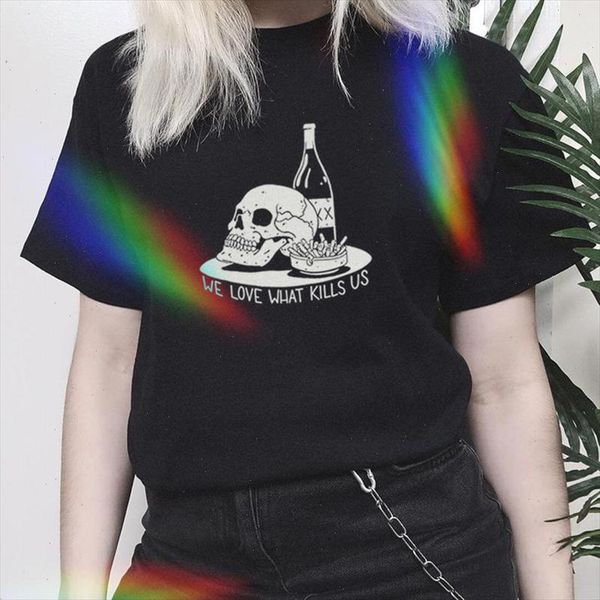 summer devil gothic t shirt skull letter print harajuku ulzzang punk casual streetwear fashion chic cute fun vintage women, White
summer devil gothic t shirt skull letter print harajuku ulzzang punk casual streetwear fashion chic cute fun vintage women, White