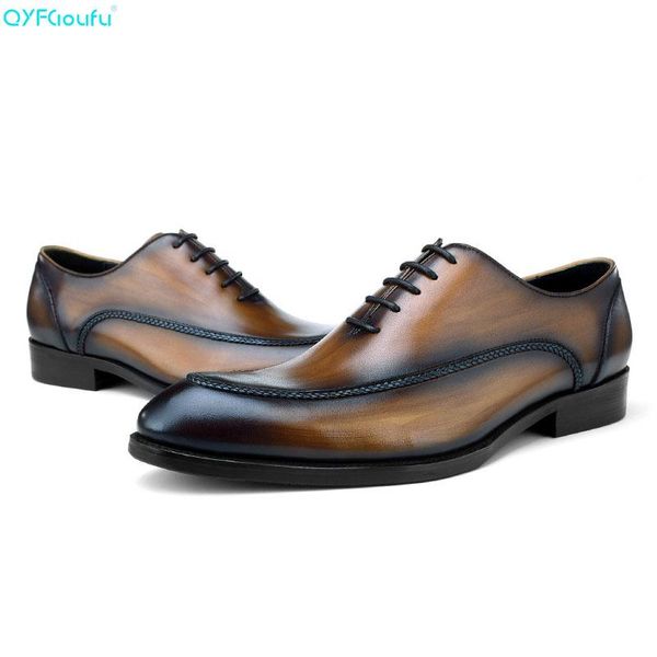 qyfcioufu genuine leather formal men shoes business dress shoes italian handmade luxury designers oxfords work shoe, Black
qyfcioufu genuine leather formal men shoes business dress shoes italian handmade luxury designers oxfords work shoe, Black