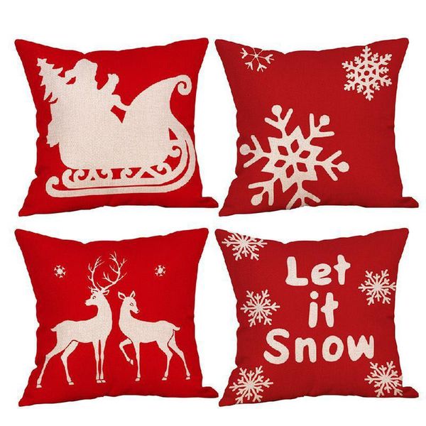 pillow 2021 creative linen 45*45cm square red sofa cushion cover christmas santa home pillowcase decoration
pillow 2021 creative linen 45*45cm square red sofa cushion cover christmas santa home pillowcase decoration
