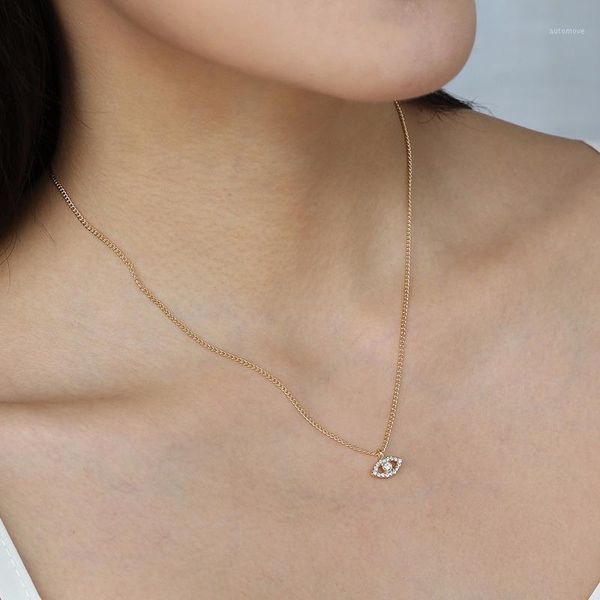 retro zircon-studded evil eye pendant necklace gold plated necklace, versatile and stylish clavicle chain necklace women1, Silver
retro zircon-studded evil eye pendant necklace gold plated necklace, versatile and stylish clavicle chain necklace women1, Silver